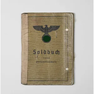 Panzer Soldbuch (DK-Träger) mit Eintrag Panzerkampfabzeichen III. Stufe (Einsatzzahl 25) …