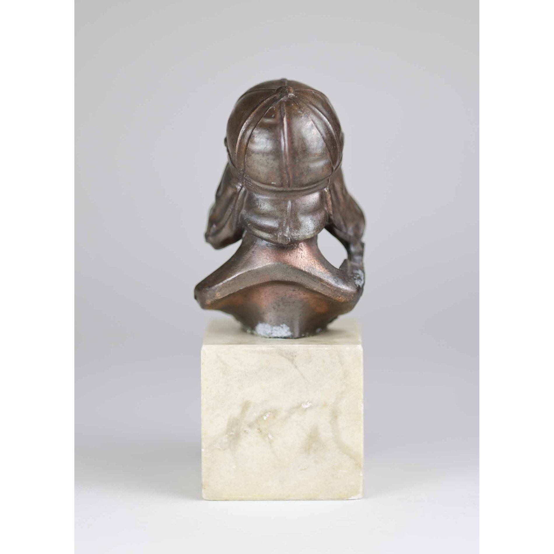 1.Weltkrieg Fliegerskulptur Pilot mit Fliegerhaube — image 5