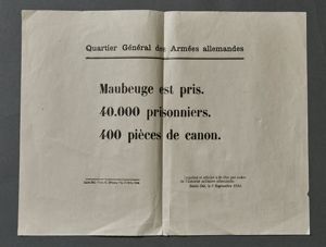 WWI Propaganda Flyer