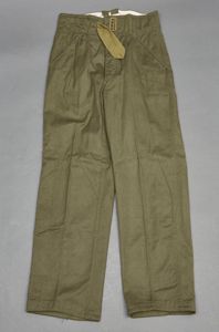 WW2 German Army Tropical Straight Legged Trousers