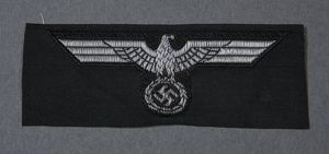 German WWII Army Officer's M43 Style Side Cap Panzer Eagle