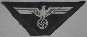 WWII German Indirect Veteran-Acquired Army Panzer Breast Eagle