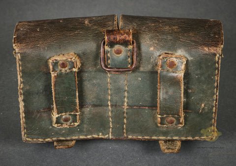 Italian WWII M1907 Rifle part Cartridge Pouch — image 3