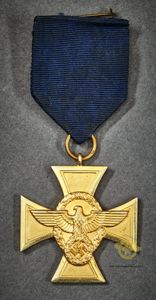 German WWII Police Long Service Award for 25 Years