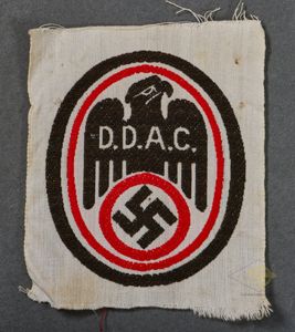 German WWII DDAC Athletic Patch for Automobile Organization