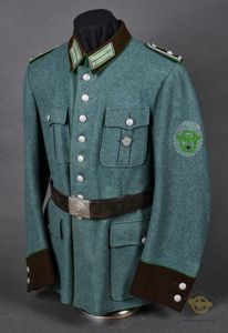 German Schutzpolizei Service Tunic and Trousers for NCO