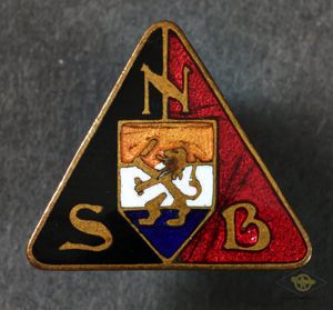 NSB (Dutch National Socialist Organization) Membership Lapel Pin
