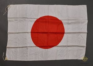 Veteran Family Acquired Japanese Hinomaru 'Meatball' Flag