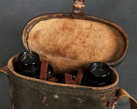 WWII Japanese Field Binoculars, 6 x 24, with Original Case — image 3