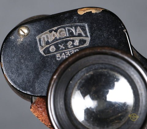 WWII Japanese Field Binoculars, 6 x 24, with Original Case — image 7