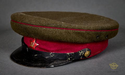 WWII Soviet Infantry Command Staff Visor Cap — image 2