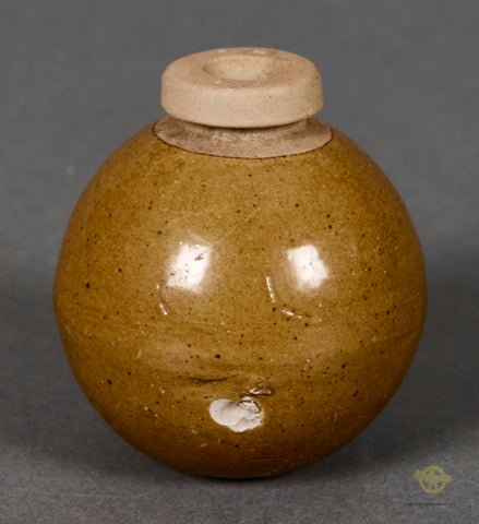 WWII Japanese Late War Ceramic (INERT!) Fragmentation Grenade — image 2