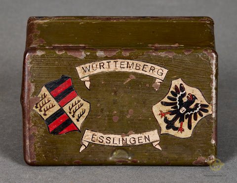 German WWII Painted Fuse Box — image 4