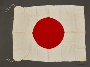 Japanese WWII National Hinomaru 'Meatball' Flag