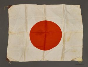 Japanese WWII National Hinomaru 'Meatball' Flag