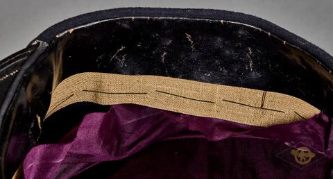 Japanese WWII Navy Officer's Visor Cap Named — image 9