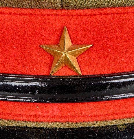 Japanese WWII Army Officer's Visor Cap Named — image 2