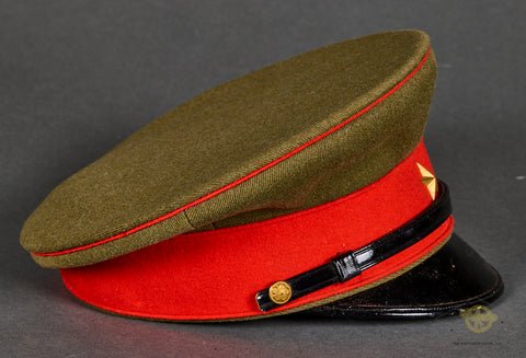 Japanese WWII Army Officer's Visor Cap Named — image 6