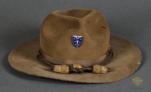 US WWII Cavalry Campaign Cap for 104th Infantry Division
