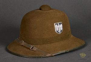 German WWII DAK Pith Helmet