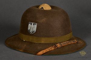 German WWII DAK Pith Helmet