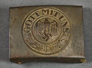 German WWII Army DAK Combat Buckle