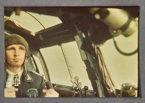 German WWII Signed Photo of Knights Cross Winner Herbert Kuntz — image 3