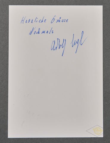 German WWII Signed Photo of Knights Cross Winner Adolf Vogt — image 5