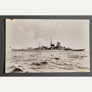 Postcard of German Battleship Gneisenau