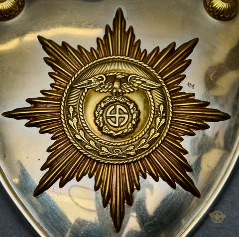 German WWII First Model SA/SS Gorget with Chain — image 3