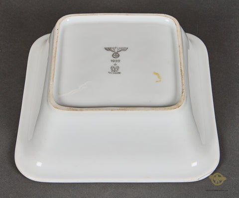 German WWII Heavy Porcelain Serving Bowl — image 3