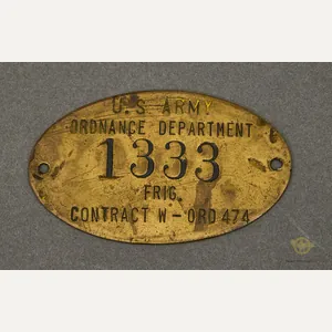 US WWII ID Tag