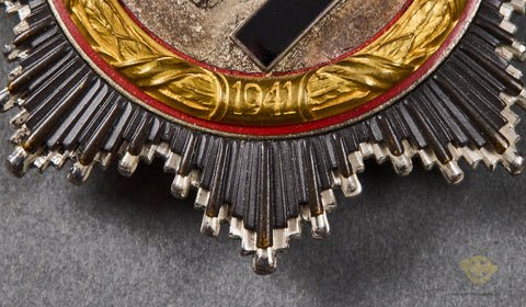 German WWII Cased German Cross in Gold by Zimmermann — image 3