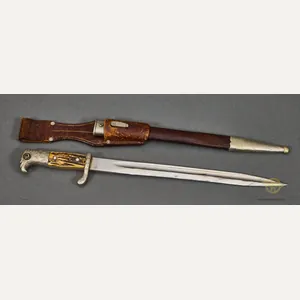 German WWII Stag Handle Rural Police Bayonet***STILL AVAILABLE***
