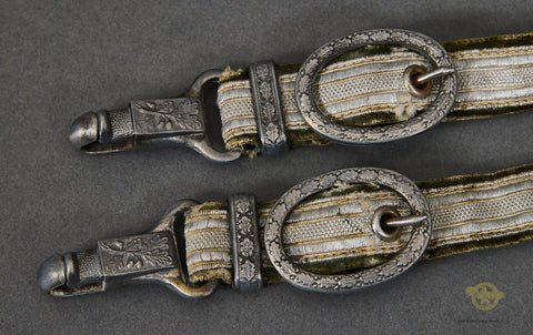 German WWII Army Officer's Super Deluxe Dagger Hangers — image 2