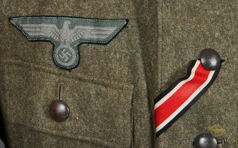WWII German Late War Combat Tunic for Army Artillery Captain — image 5