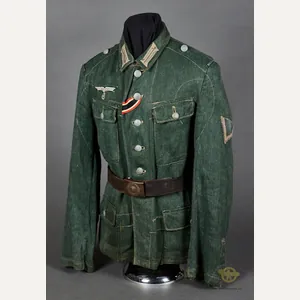 WWII German Army Model 1943 HBT Combat Tunic for Infantry …