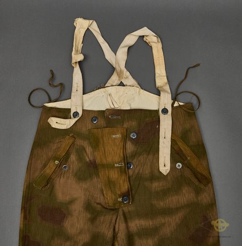 WWII German Wehrmacht Winter Padded Camo Trousers — image 3