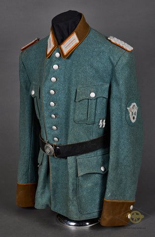 Third Reich Rural Police Officer (Gendarmerie) Tunic and Trouser Set, Former Member of the SS — image 2