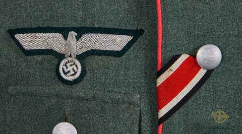 WWII German Army Panzer School Model 1936 Tunic for Officer — image 3