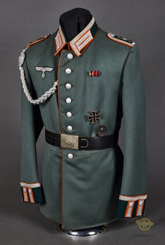 WWII German Army Recruiter NCO Waffenrock and Visor Cap Grouping — image 14