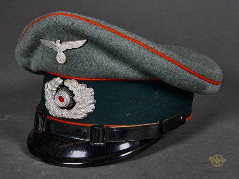 WWII German Army Recruiter NCO Waffenrock and Visor Cap Grouping — image 15