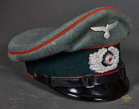 WWII German Army Recruiter NCO Waffenrock and Visor Cap Grouping — image 16