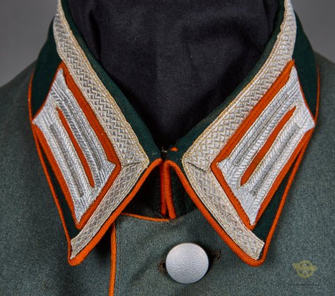 WWII German Army Recruiter NCO Waffenrock and Visor Cap Grouping — image 2