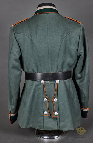 WWII German Army Recruiter NCO Waffenrock and Visor Cap Grouping — image 9