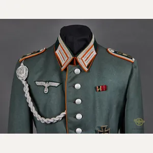 WWII German Army Recruiter NCO Waffenrock and Visor Cap Grouping