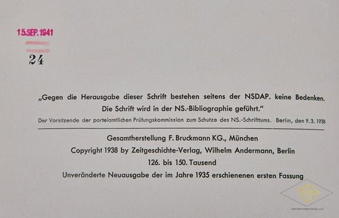 German WWII Hitler in Seinen Bergen by Heinrich Hoffmann — image 3