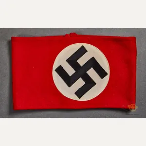 German WWII Scarce Wool SS Armband for Overcoat