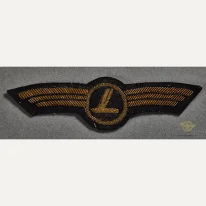 German WWII Lufthansa (1930's) Visor Cap Insignia