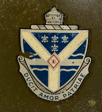 WWII US M-1 Helmet with Korean War Liner — image 9